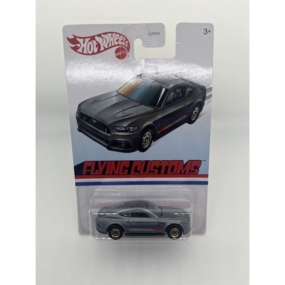 2020 HOT WHEELS FLYING CUSTOMS 2015 FORD MUSTANG GT SILVER COMBINED SHIPPING - Picture 1 of 7